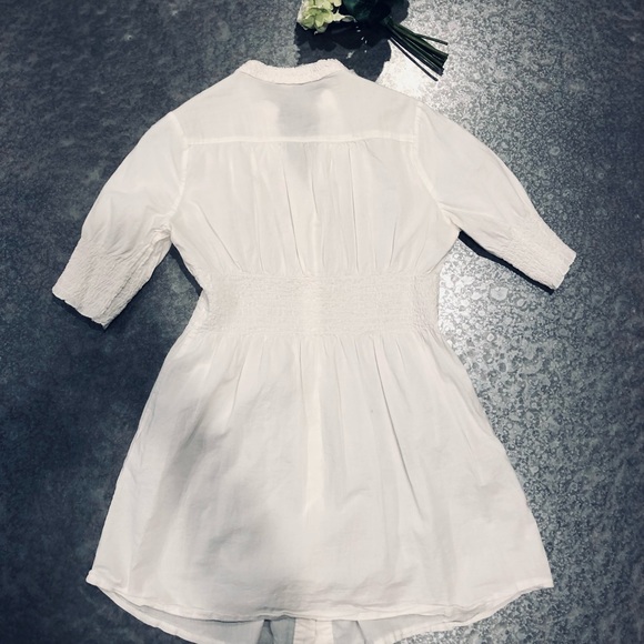 XXI brand White Cotton 3/4 Sleeve Tunic - Picture 2 of 9